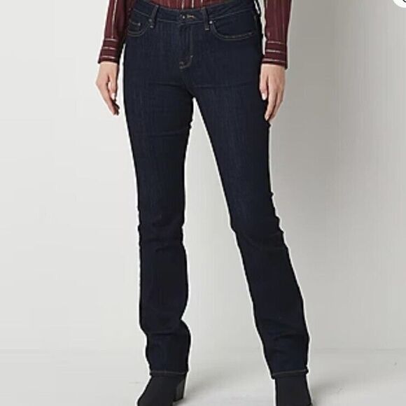 a.n.a Mid Rise Slim Bootcut Jeans Size 28W - Picture 4 of 13